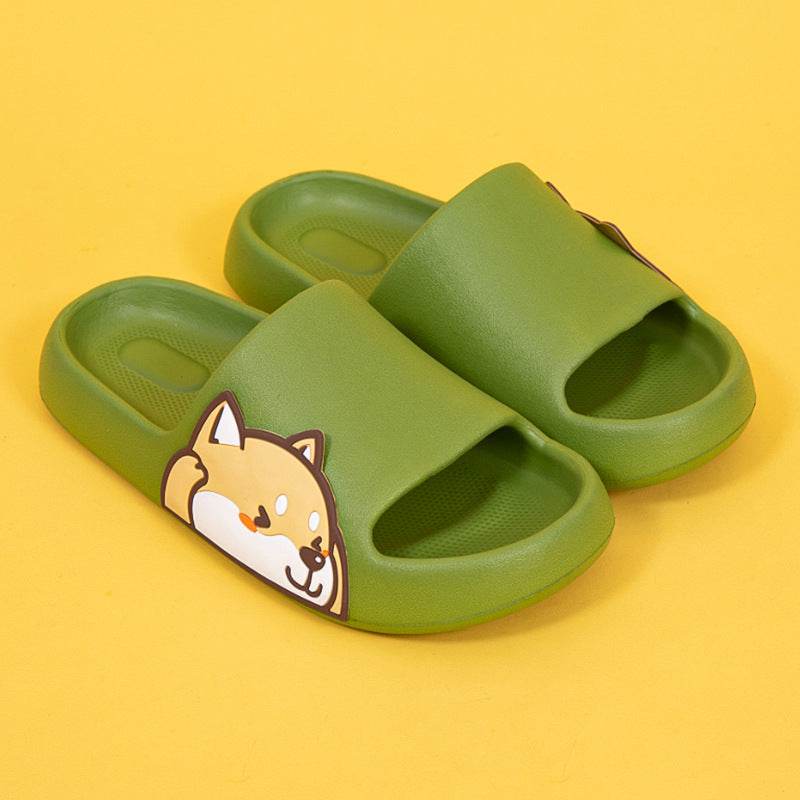 Kawaii Shiba Inu Comfy Indoor Slippers - Goodlifebean