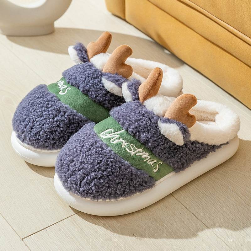 Santa's Snuggle Warm Fuzzy Slippers - Goodlifebean