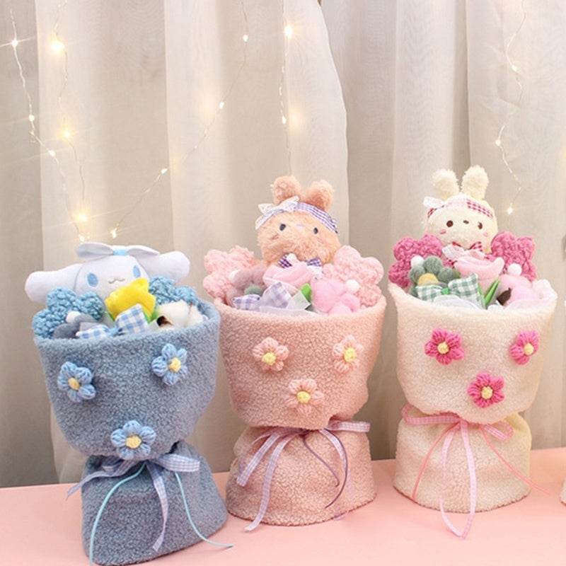Fluffié: Kawaii Plushie Flower Bouquet - Goodlifebean