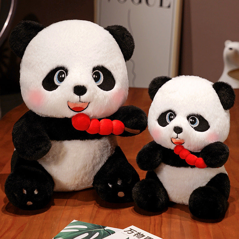 Shop Cherry Chomper Panda Plush - plush Goodlifebean Plushies | Stuffed Animals