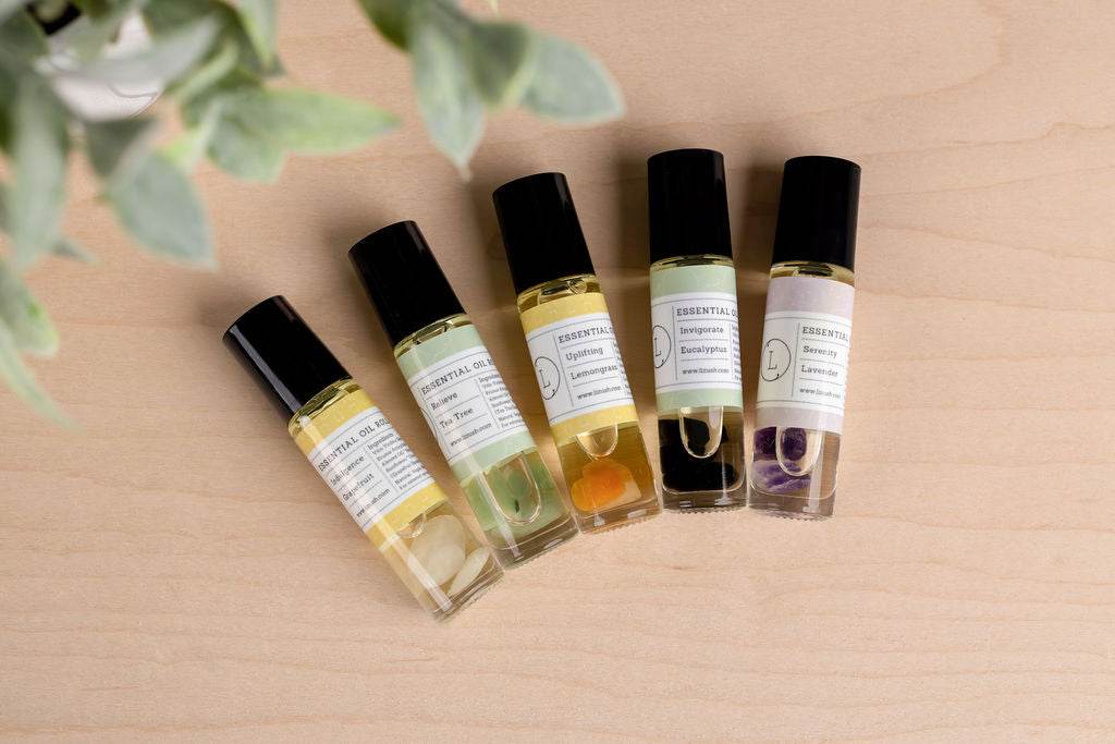 Earth & Elements Crystal Roll-Ons | Set of 5 - Goodlifebean