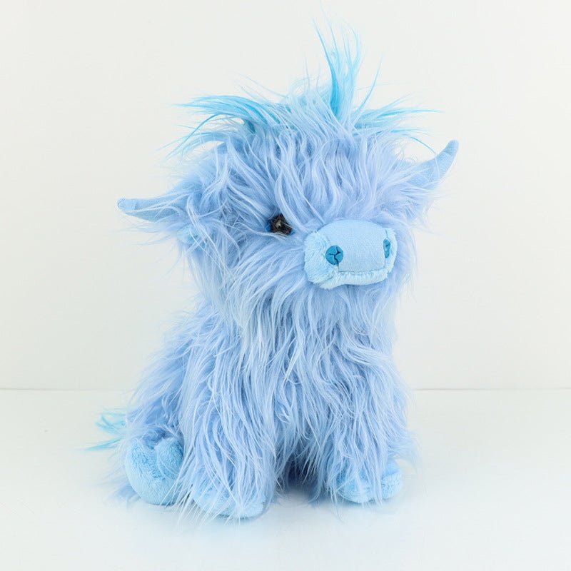 Blue Highland Cow Plushie | Mini Highland Cow Plushie - Goodlifebean product_type