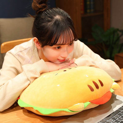 Kawaii Stuffed Hamburger Plushie - Goodlifebean