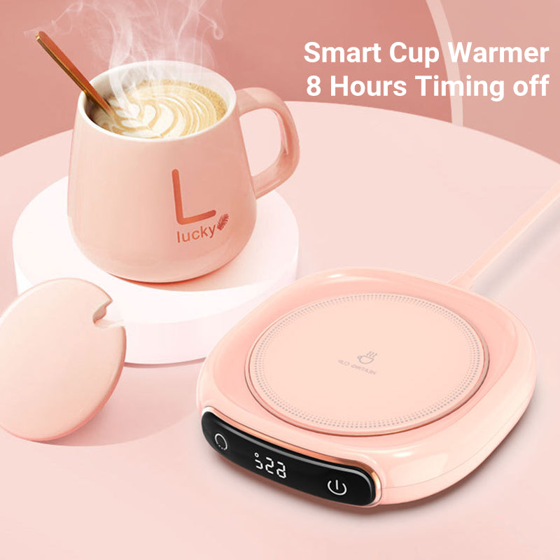 New Smart Thermostatic Coaster Cute Rabbit Mug Warmer Set Cup