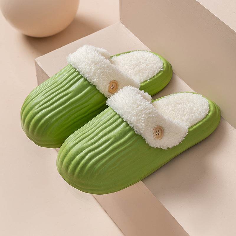 CozySwap:  Indoor-Outdoor Slippers with Detachable Fur