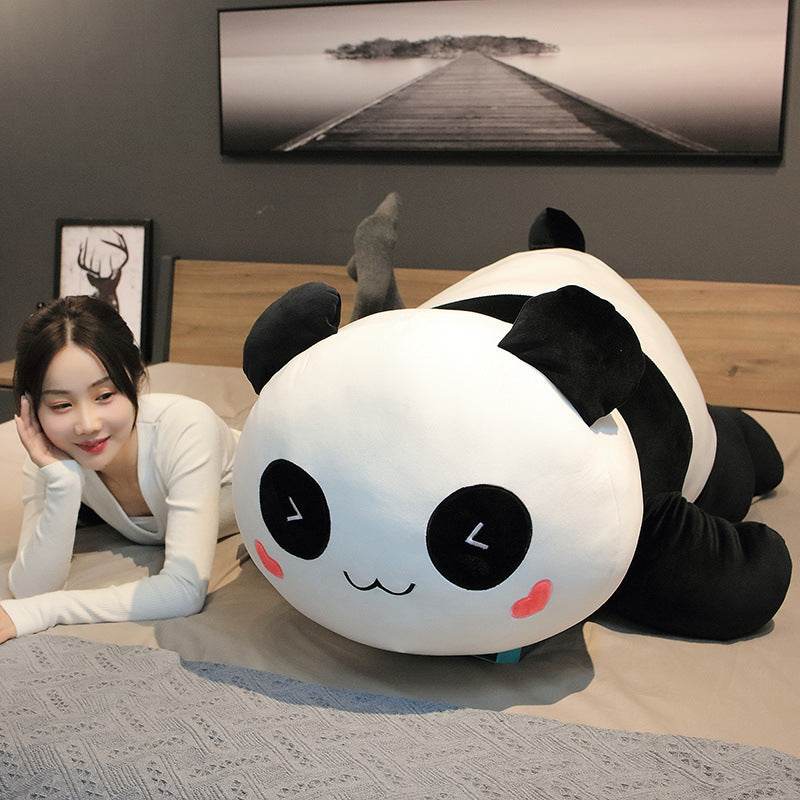 Panda Puff Plushie - Big Huggable Plushie - Goodlifebean