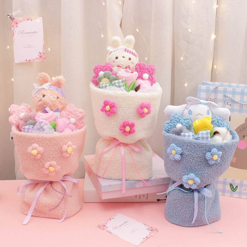 Fluffié: Kawaii Plushie Flower Bouquet - Goodlifebean