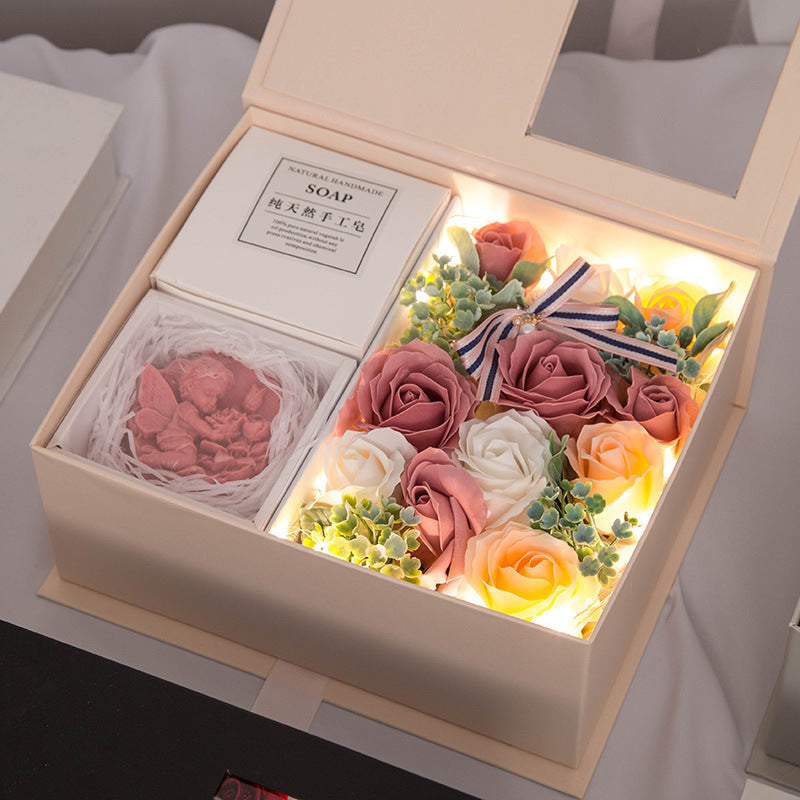 Preserved Rose Soap Gift Box