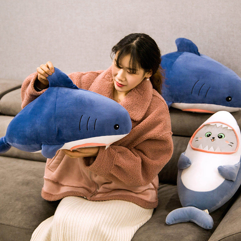 Shop Kawaii Cat Shark Plush - Stuffed Animals Goodlifebean Plushies | Stuffed Animals