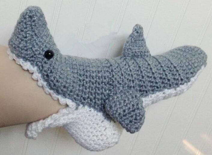 Cozy Plush Shark Socks - Goodlifebean