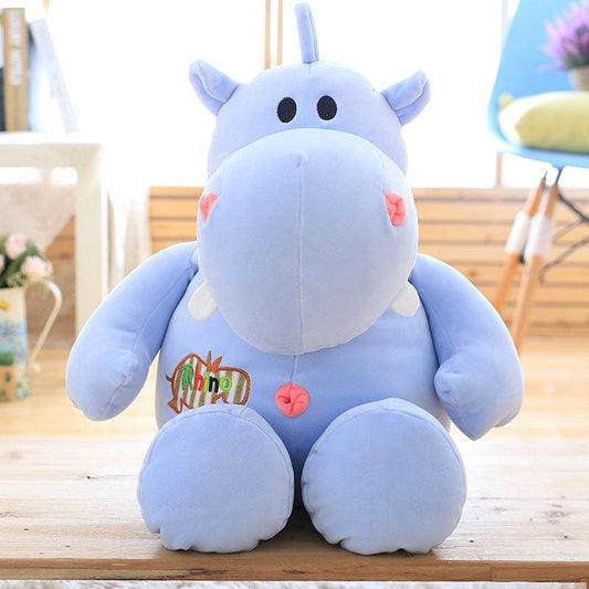 Hazel the Happy Hippo Plushie - Goodlifebean Stuffed Animals