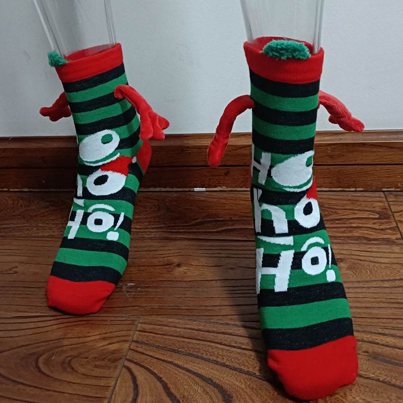 Shop Hand holding Christmas Socks - Shoes Goodlifebean Plushies | Stuffed Animals