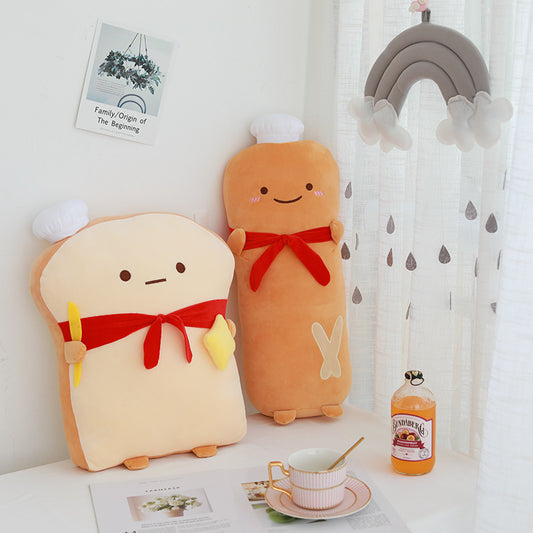 Loafy & Toasty™ – Kawaii Bread Plushie Duo