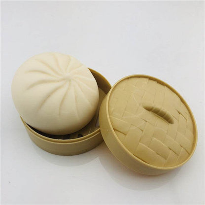 BuyStress Relief Steamed Bao Plushie | Decompression Toy - Goodlifebean Plushies | Stuffed Animals