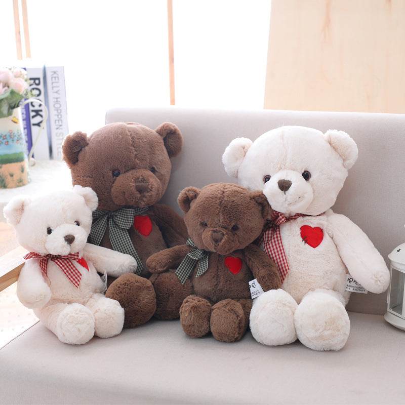 Shop Bailey The Bear | Cute Brown Valentine's Teddy Bear - Goodlifebean Plushies | Stuffed Animals