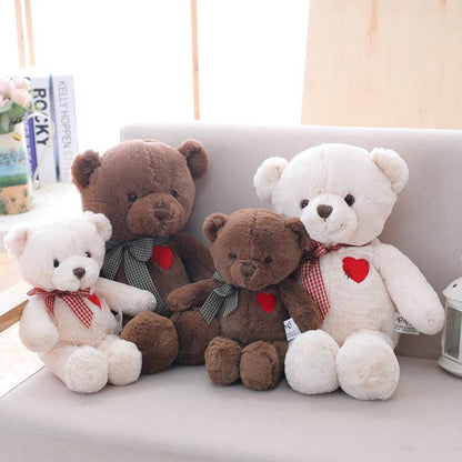 Shop Bailey The Bear | Cute Brown Valentine's Teddy Bear - Goodlifebean Plushies | Stuffed Animals