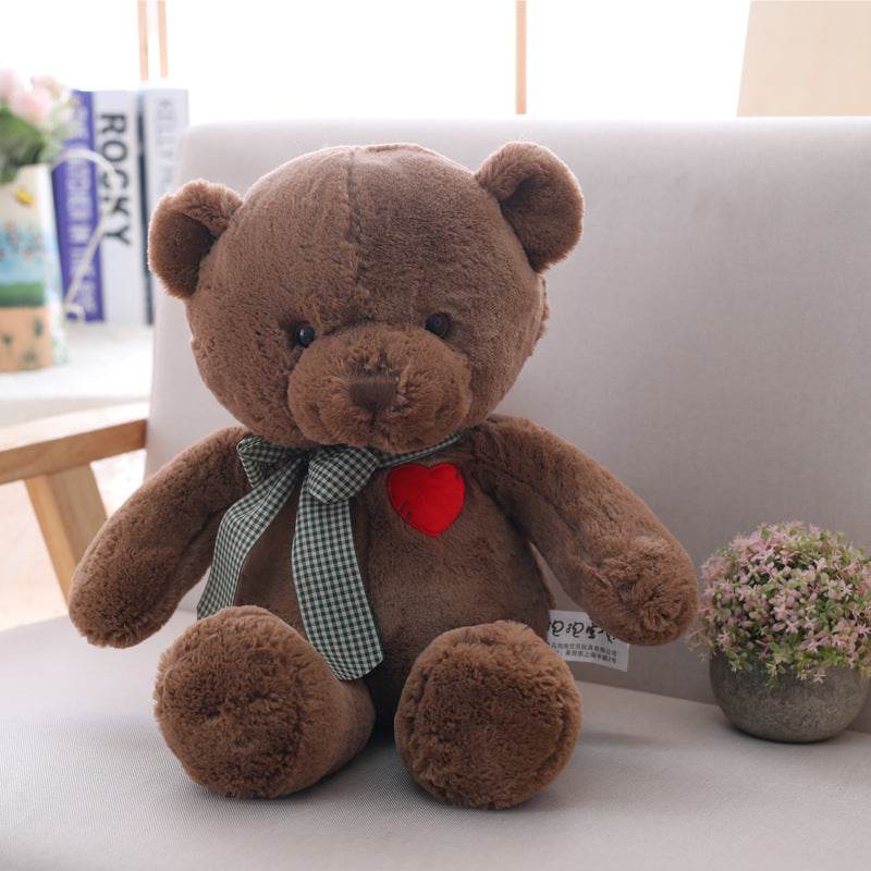 Shop Bailey The Bear | Cute Brown Valentine's Teddy Bear - Goodlifebean Plushies | Stuffed Animals