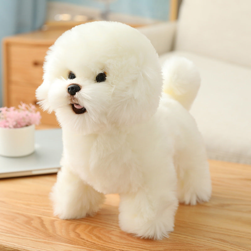 Shop Cute Bichon Frise Puppy Plushie | Stuffed Animal Bichon Frise - Goodlifebean Plushie | Stuffed Animal
