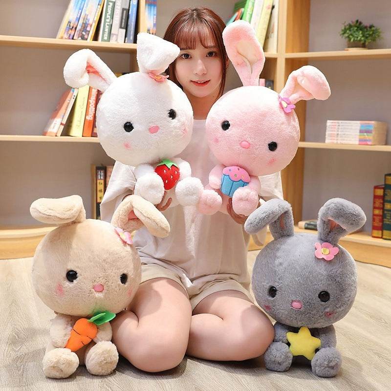 Bubbly: Floppy Mini Bunny Plushie.
