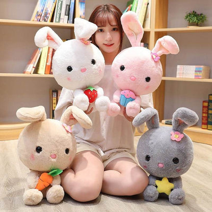 Bubbly: Floppy Mini Bunny Plushie.