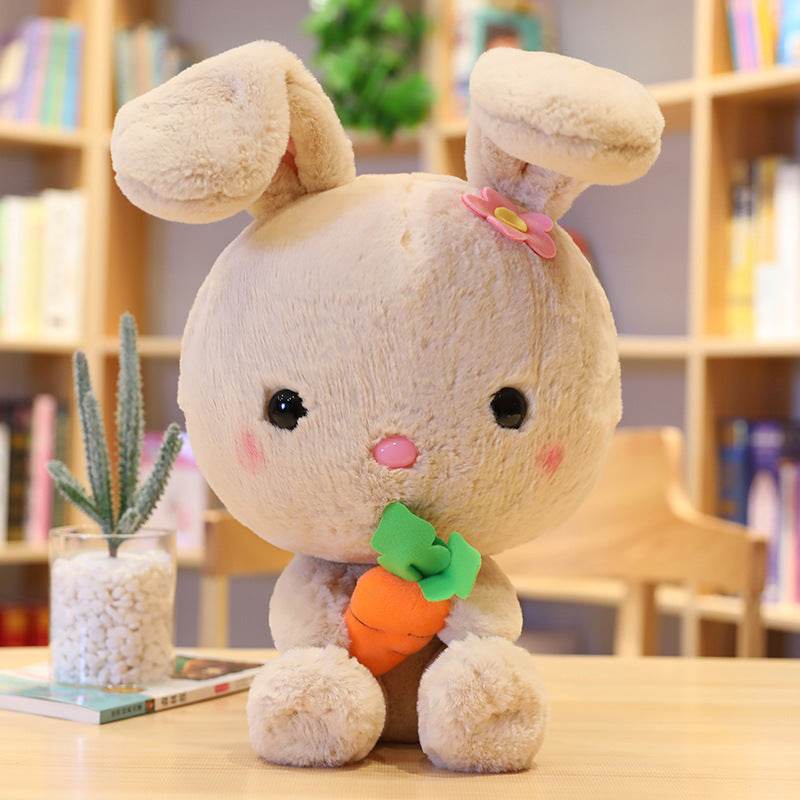 Bubbly: Floppy Mini Bunny Plushie.