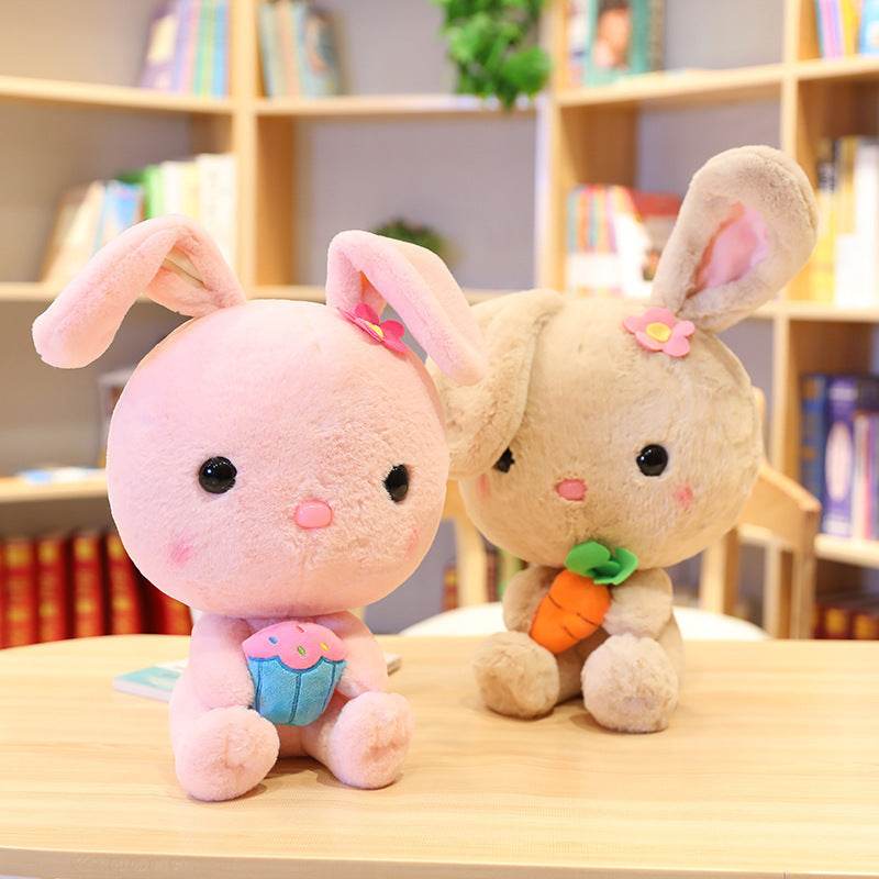 Bubbly: Floppy Mini Bunny Plushie.