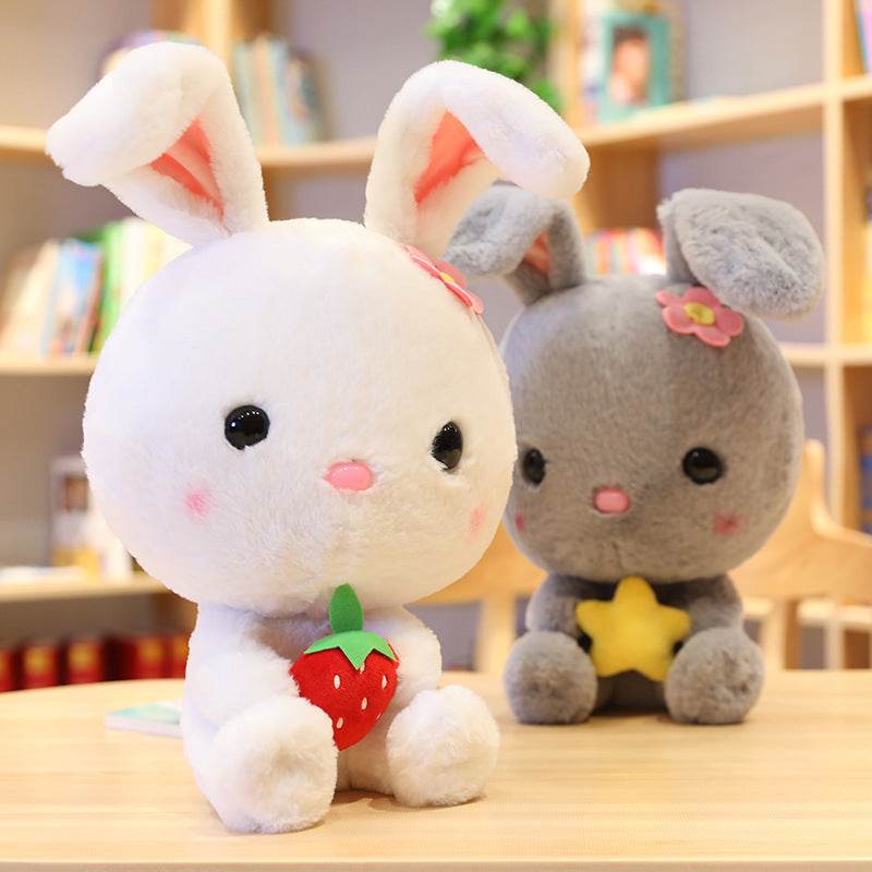 Bubbly: Floppy Mini Bunny Plushie.