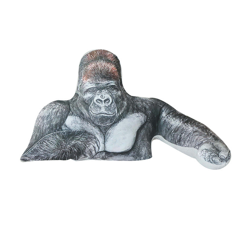  Funny Gorilla Gifts and Accessoires Ape Primate Silverback Life  is Better with Gorillas Throw Pillow, 16x16, Multicolor : Home & Kitchen