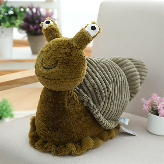 Slowie: The Snuggly Snail Plushie | Stuffed Animal Snail - Goodlifebean Stuffed Animals