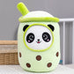 Kawaii Panda in Boba Tea Plushie | Bubble Tea Plush