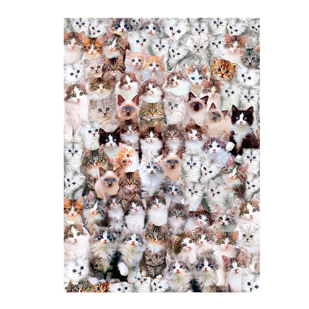 Purrplexing Delight: 1000 pieces Cat Puzzle for Adult (Impossible)