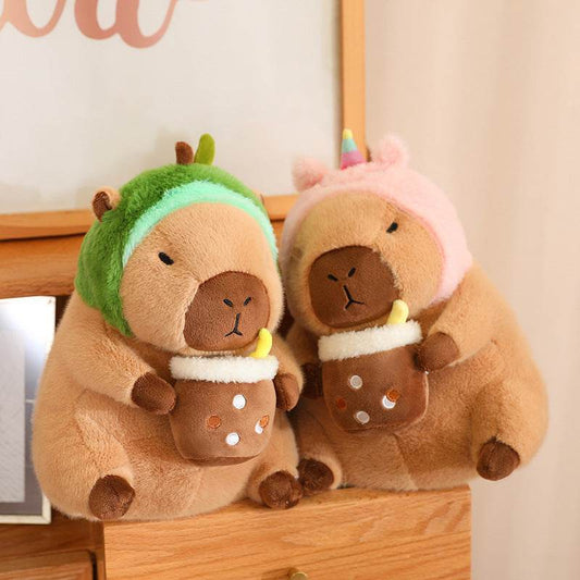 Shop CuddlyCapy: Chubby Capybara Plushie - Stuffed Animals Goodlifebean Plushies | Stuffed Animals