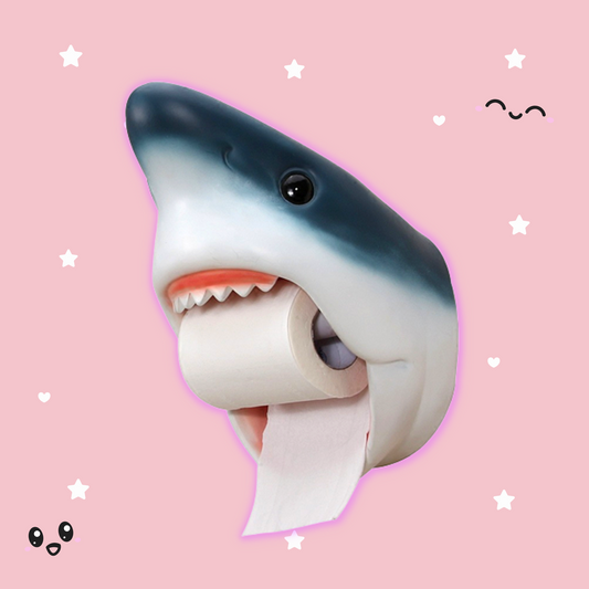 Kawaii Shark Tissue Holder