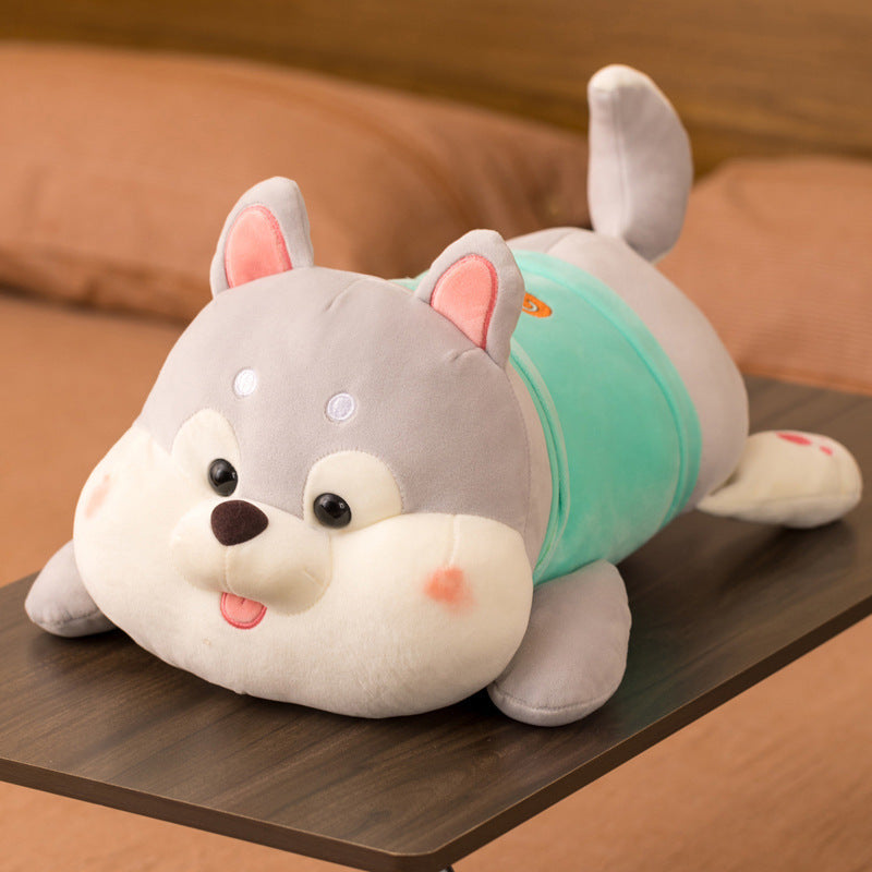 Gigi: Giant Husky Body Pillow Plushie.
