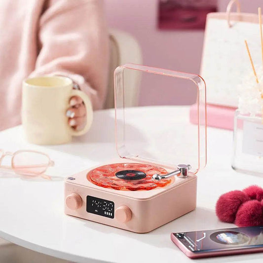 RetroWave: Wavy Vinyl Ocean Turntable Speaker - Goodlifebean