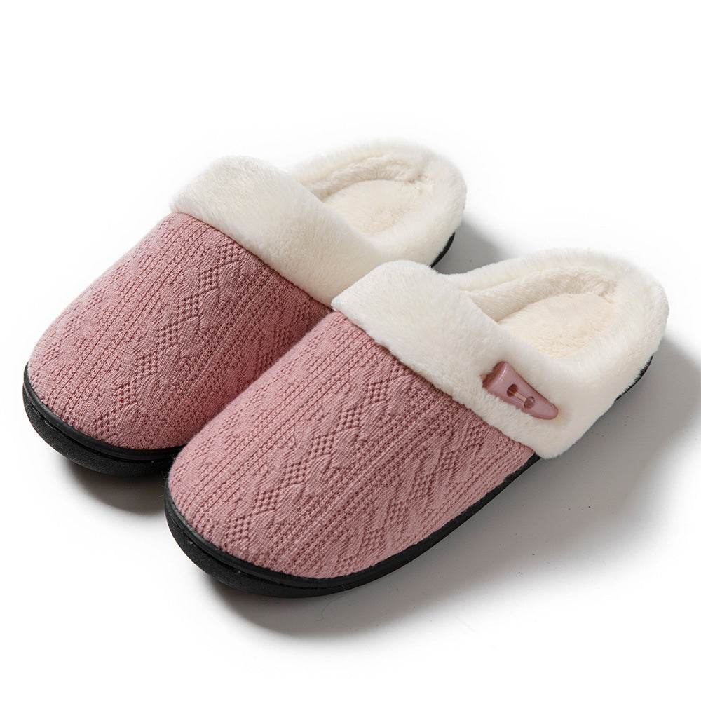FluffKnit Cozy Plush Slippers | Fluffy Indoor Slippers - Goodlifebean