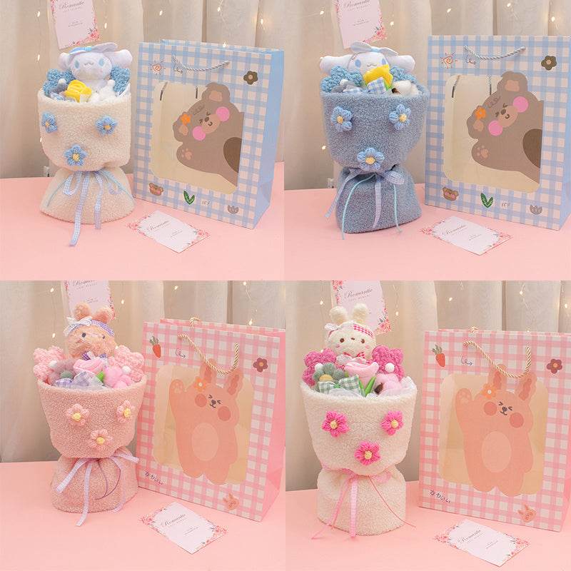 Fluffié: Kawaii Plushie Flower Bouquet - Goodlifebean