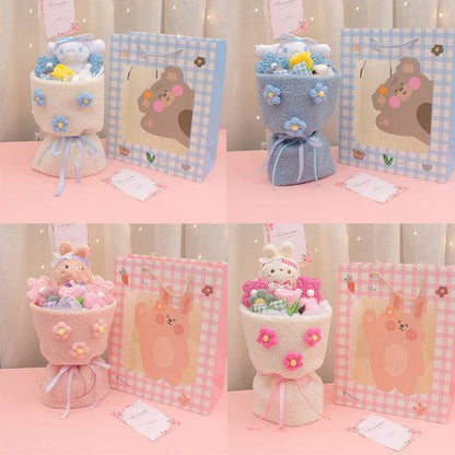 Fluffié: Kawaii Plushie Flower Bouquet - Goodlifebean