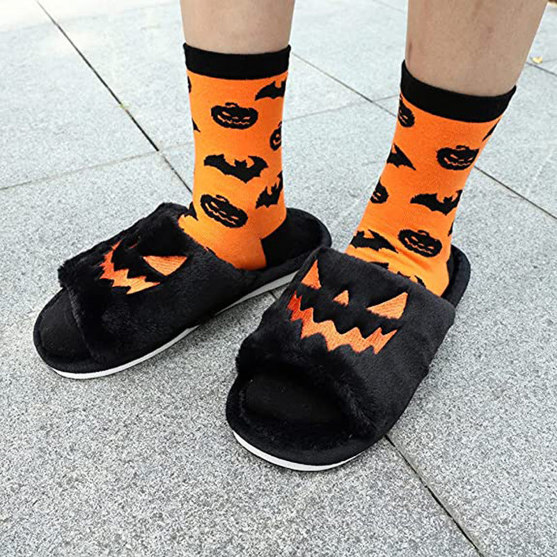 Spooky Snuggles Halloween Slippers