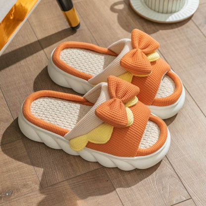Cloud-Kissed Bow Slippers - Goodlifebean