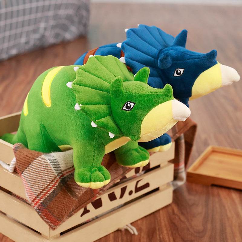Giant Tricia the Triceratops Dinosaur Plush Toy - Goodlifebean