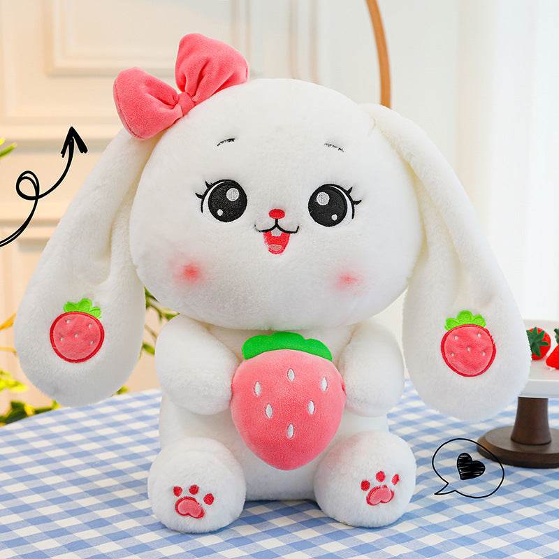 Caramel: Kawaii White Bunny Plushie.