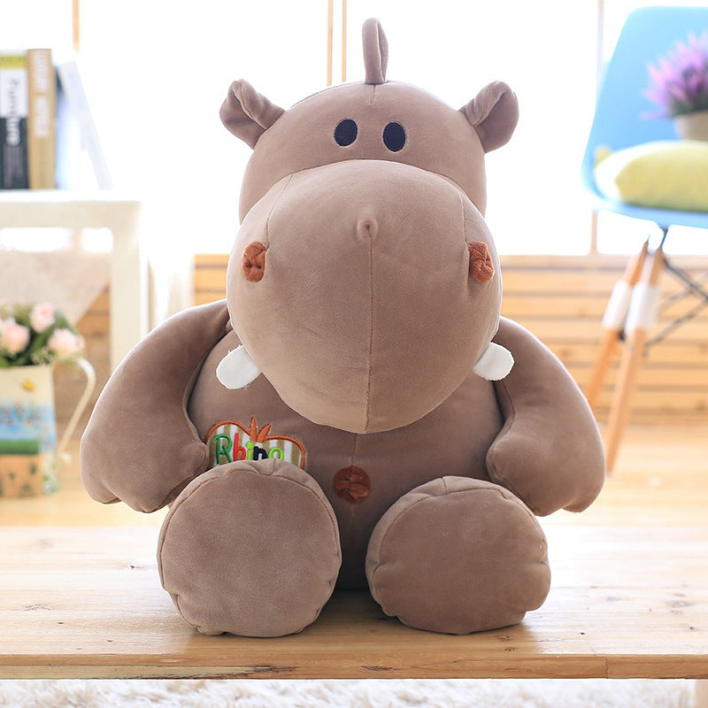 Shop Hazel the Happy Hippo Plushie - Stuffed Animals Goodlifebean Plushies | Stuffed Animals