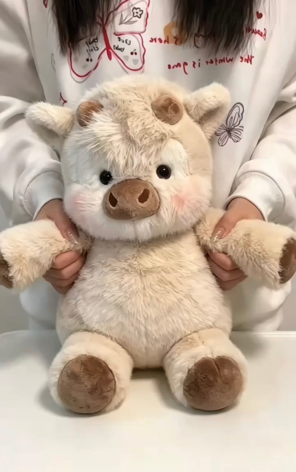 Chubby Highland Cow Plushie