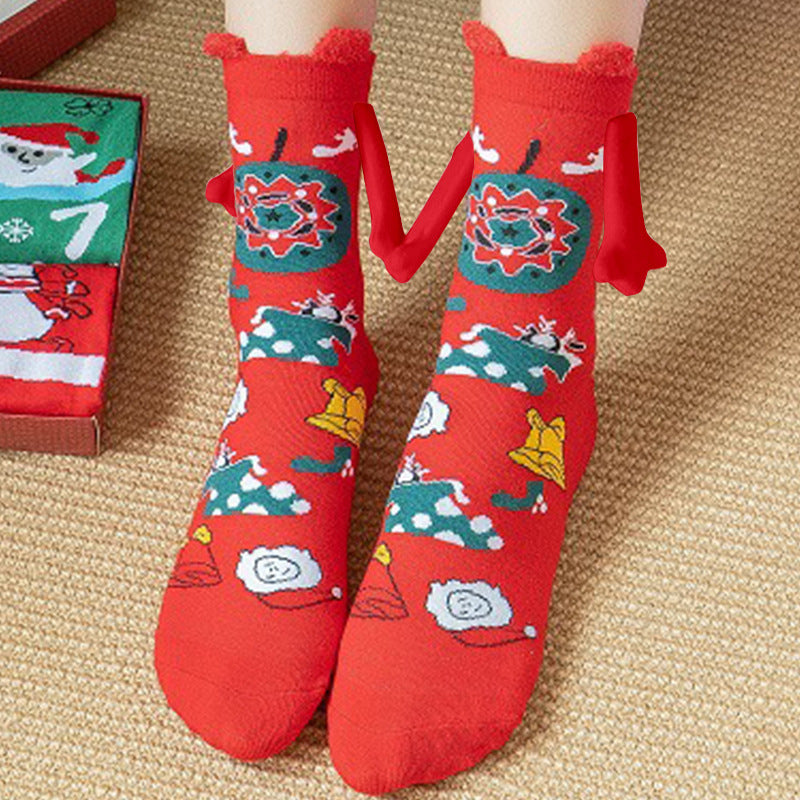 Shop Hand holding Christmas Socks - Shoes Goodlifebean Plushies | Stuffed Animals