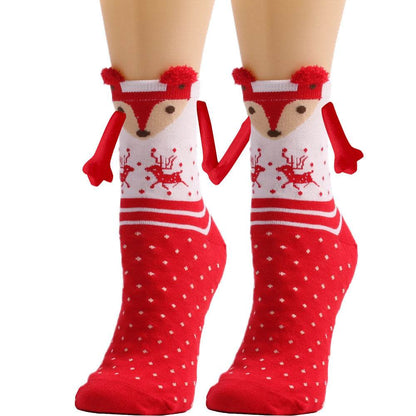 Shop Hand holding Christmas Socks - Shoes Goodlifebean Plushies | Stuffed Animals