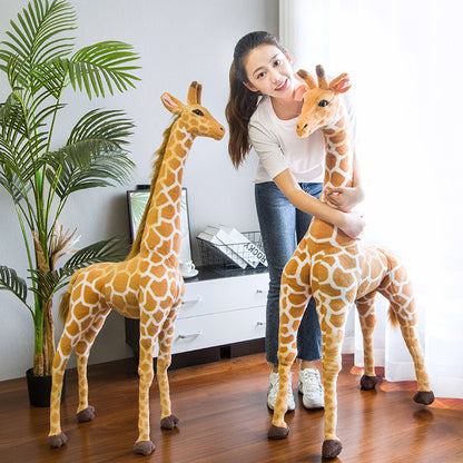 Big Wild African Giraffe Plushie | Jumbo African Stuffed Giraffe