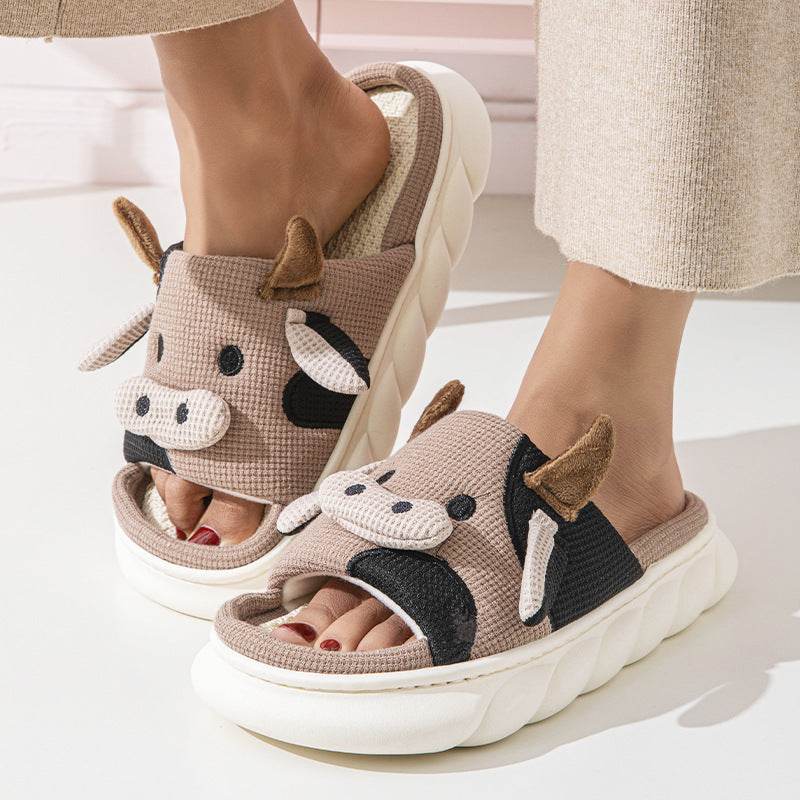 Cowzy Kawaii Slippers | Cute Cow Slippers - Goodlifebean