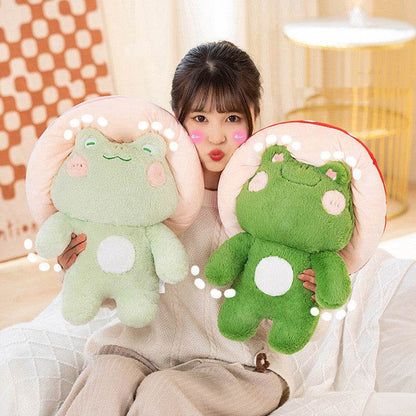 Shroomie: Kawaii Frog Plushie - Goodlifebean
