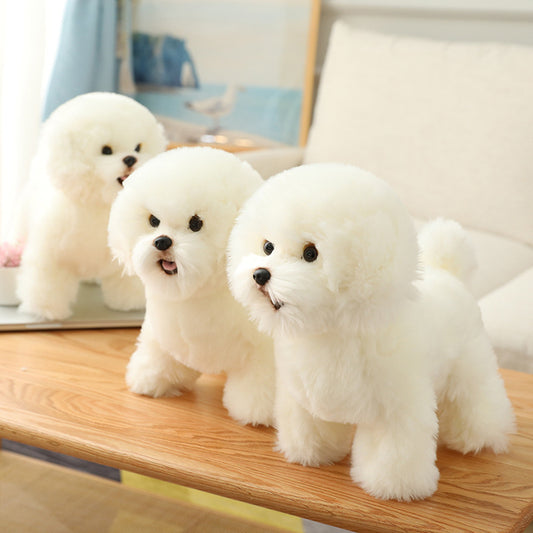 Shop Cute Bichon Frise Puppy Plushie | Stuffed Animal Bichon Frise - Goodlifebean Plushie | Stuffed Animal